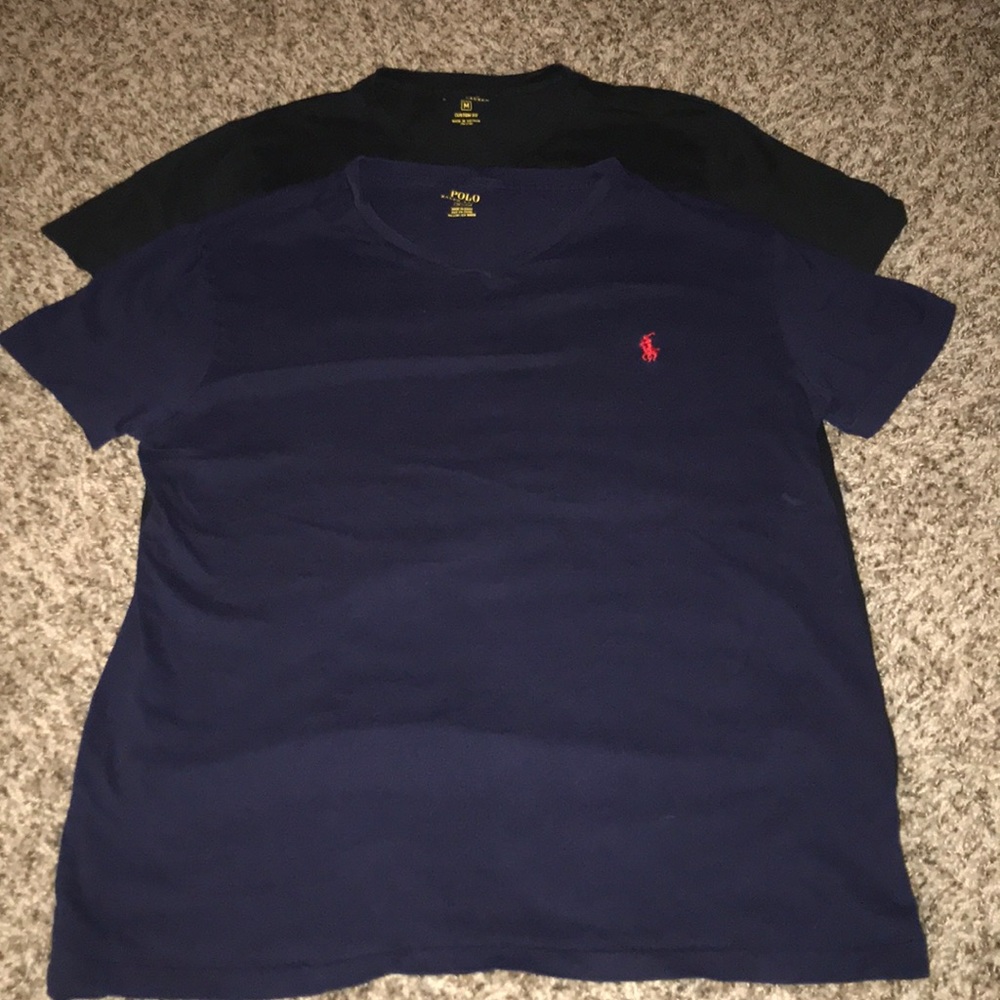 2 mens Ralph Lauren polo shirts